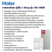 HAIER ตู้เย็นเล็ก1 ประตู 5.5 คิว HR-HM15 สีเงิน ส่งฟรีทั่วไทย