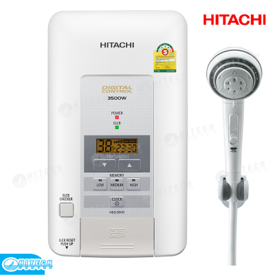 HITACHI เครื่องทำน้ำอุ่น รุ่นดิจิทัล 3500 W รุ่น HES-35VD