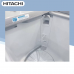 HITACHI เครื่องซักผ้า 2 ถัง ฮิตาชิ 10 กิโล รุ่น PS-100LJB  **แถมขาตั้ง