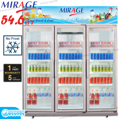 MIRAGE ตู้แช่เย็นกระจกมิราจ 3 ประตู 54.6 คิว รุ่น BC-153FN สีขาว 