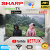 SHARP LED 60 นิ้ว (4K, Android TV)4T-C60BK1X