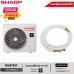 SHARP แอร์ติดผนัง ชาร์ป ระบบฟอกอากาศ Inverter 21500 BTU รุ่น AH-XP24YMB ส่งฟรีทั่วไทย