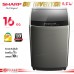 SHARP เครื่องซักผ้า Inverter Direct Drive 16 กก. ES-WJX16-GY