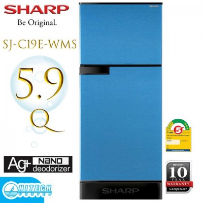 SHARP ตู้เย็น 2 ประตู 5.9Q รุ่น SJ-C19E