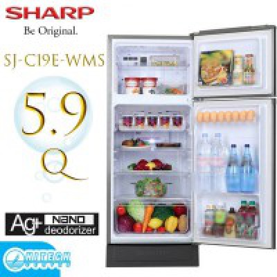 SHARP ตู้เย็น 2 ประตู 5.9Q รุ่น SJ-C19E