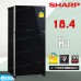 SHARP ตู้เย็น 2 ประตู INVERTER 18.4 คิว SJ-X510GP-BK กระจกดำ